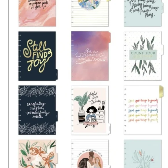 NWT Sealed The Happy Planner Spoonfull of Faith CLASSIC size - Picture 4 of 8